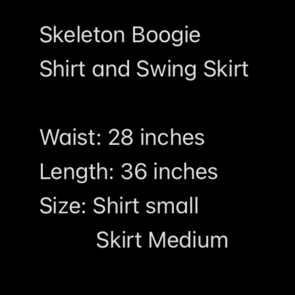 Skeleton Boogie Shirt and Skirt - Picture 10 of 10